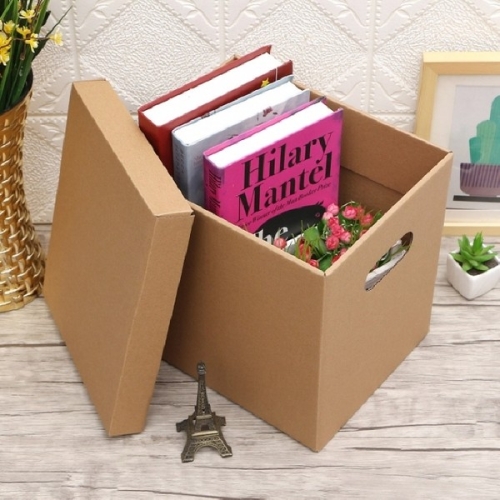 심플 diy 크라프트지 정리용품 종이수납박스 24x30cm