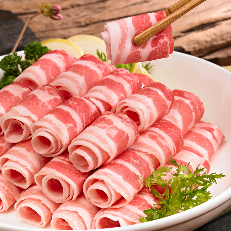 빛고을푸드  자연맛남 칠레산 냉동 대패삼겹살 500g