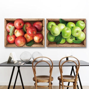 부자되는 사과그림액자