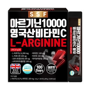 순수식품 아르기닌 10000 영국산 비타민C L-ARGININE 10g 100포