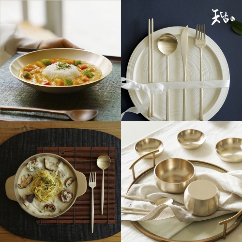 죽전도예 놋담 방짜유기 직화 스테이크팬