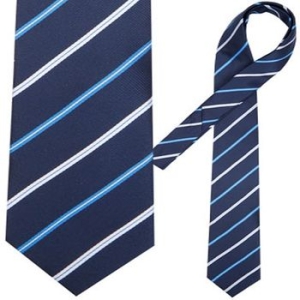 LTIE-060 네이비스트라이프넥타이  솔리드  네이비 패