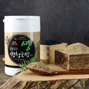청보마을 생청국장가루 쥐눈이콩350g 국산100동결건조