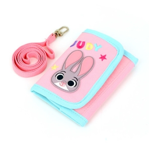 월트디즈니  주토피아 주디 3단 목걸이 지갑