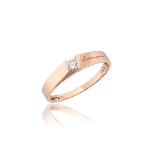 이랜드 로이드 (여) 14K L-Dia 러브레터Gold커플링 LRW20C19D