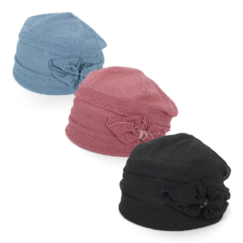 닥스 여성 리본장식 변형 비니_DK15WEO002