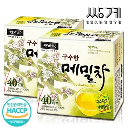 쌍계명차  구수한 메밀차 40티백
