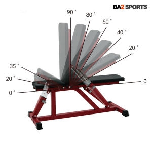 바투스포츠  인클라인 웨이트벤치 (BM1000)
