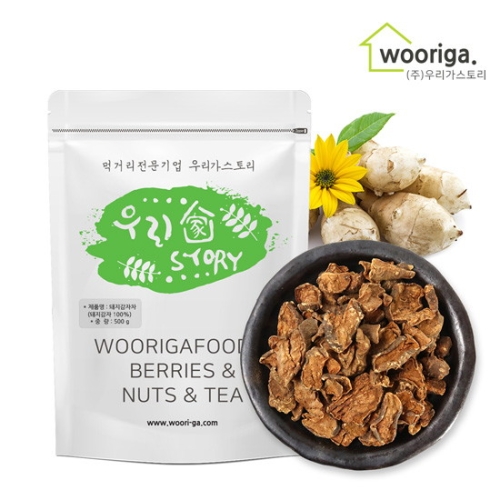 우리가스토리  국산 돼지감자차 500g 2봉