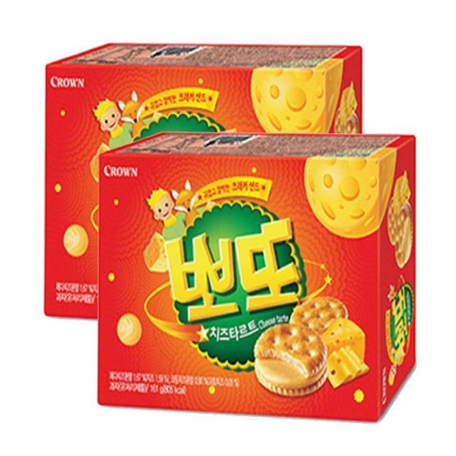 크라운제과  뽀또 치즈 타르트 322g