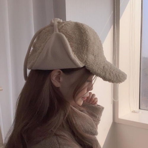 예쁠연 후리스 양털 뽀글이 귀달이 군밤모자