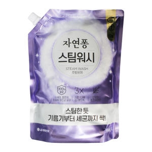 자연퐁 스팀워시 4X 로즈마리향 리필 1L