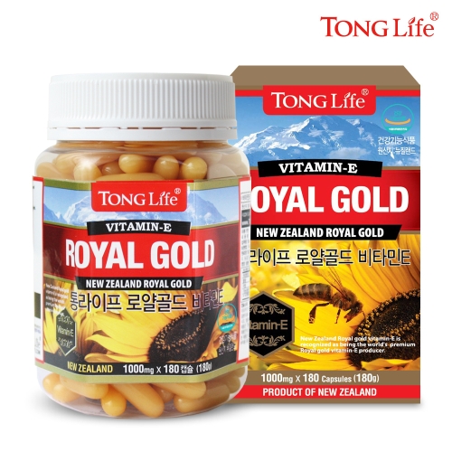 통라이프 로얄골드 비타민E 1000mg 180캡슐