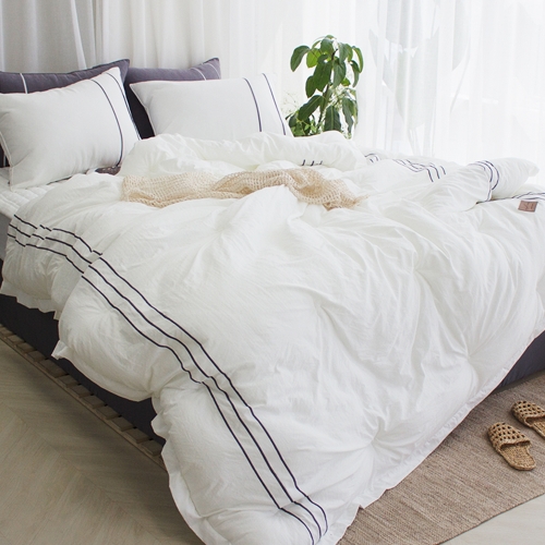 더와이 파인 실크 항균 호텔 차렵이불 패드세트