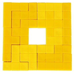 조이매스 펜토미노 교구 플라스틱  12조각 PET케이스포함 1.5cm 펜토교구 팬토미노 프라스틱펜토미노