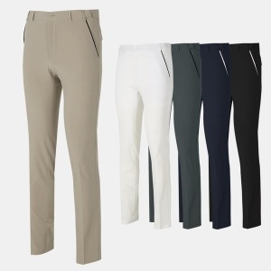 남자 포켓 배색 슬림핏 밴딩 골프바지 BNPT9 봄 여름