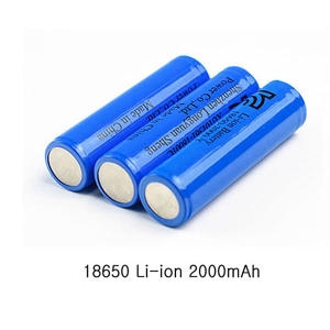 라이트컴 Coms KC 18650 리튬이온 충전지 2000mAh
