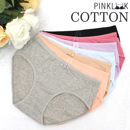 핑크룩 여성 40수 순면 스판팬티