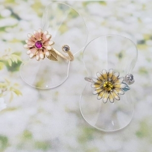 텐바이텐  올리아 ollia 올리아 데이지 꽃한방 반지