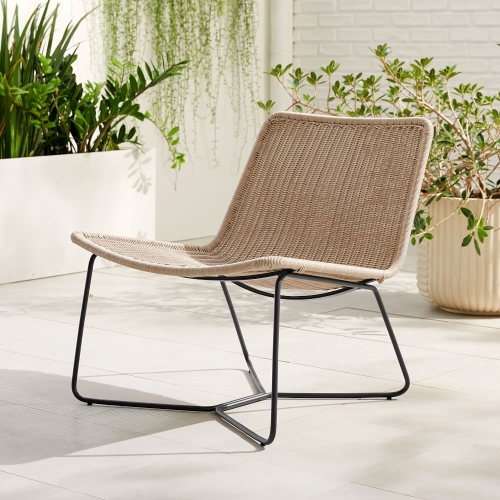 웨스트엘름  west elm 우븐 슬로프 라운지 체어（내츄럴）
