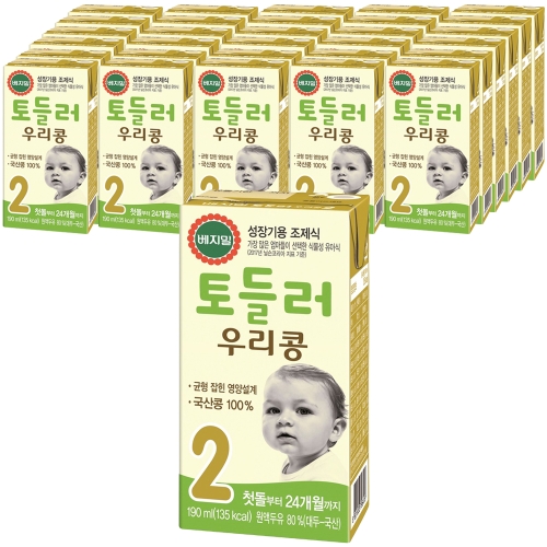 정식품 베지밀 토들러 우리콩 2단계 190ml