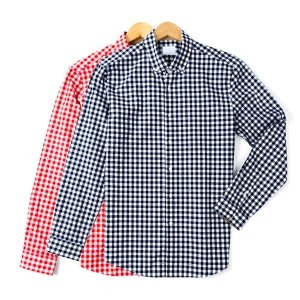  제이제이옴므 블럭 도트체크 드레스셔츠 J203RF1SH278