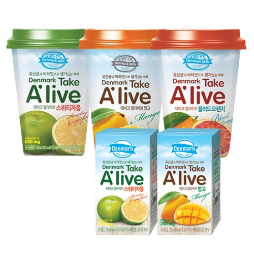 동원F&B 덴마크 테이크 얼라이브 스위티자몽 120ml