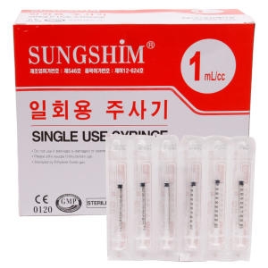 성심 일회용주사기 1cc 27G 25mm
