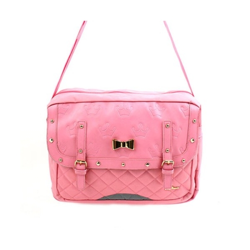 제이큐 윙프린세스 골드 크라운 크로스 WP0007 캐주얼가방 숄