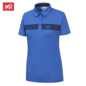 밀레 MILLET 밀레 여성 배색블루 반팔티 MGMUT604 13176492