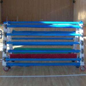 우리  WR-2418 바닥보호매트 권취기겸정리대 150cm용