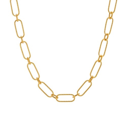 P0971w 써지컬 멀티 롱 투체인 세그먼트링 드롭 귀찌