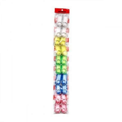 아트사인 생활용품 열쇠고리 컬러키홀더 혼합  20개입 사물함   W5C519B