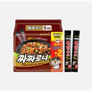 삼양식품 짜짜로니 블랙데이 에디션 140g[5개]