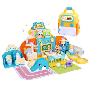 뽀로로 펫스쿨가방 유치원 학교로 변신