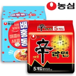 농심  신라면5개+배홍동비빔면4개