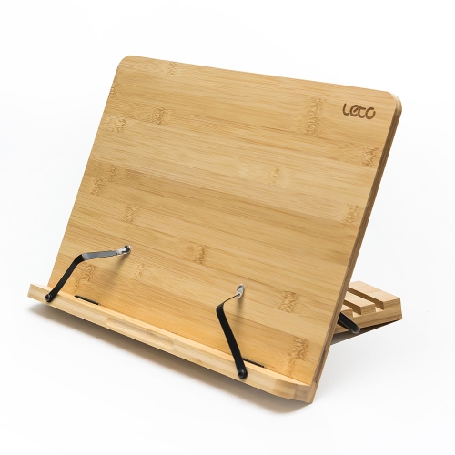 레토지엠에스 레토 대나무 원목 대형 와이드 독서대 LRB-B01