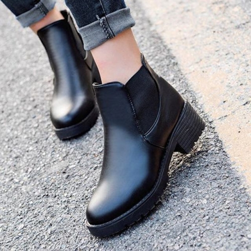 HH 여성 앵글부츠 워커 부티 힐 첼시부츠 C189 W48E08C