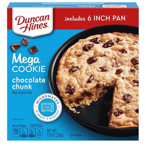 Duncan Hines Mega Cookie 던컨하인즈 초콜릿 청크 메가 쿠키 믹스 7.8oz 221g 3팩