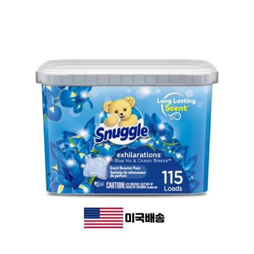스너글 Snuggle 세탁 향기 부스터 블루 아이리스 115개