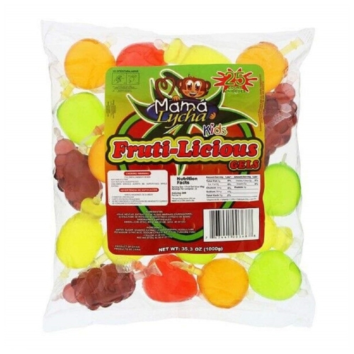Mama Lycha 틱톡젤리 틱톡과일젤리 1kg 1팩
