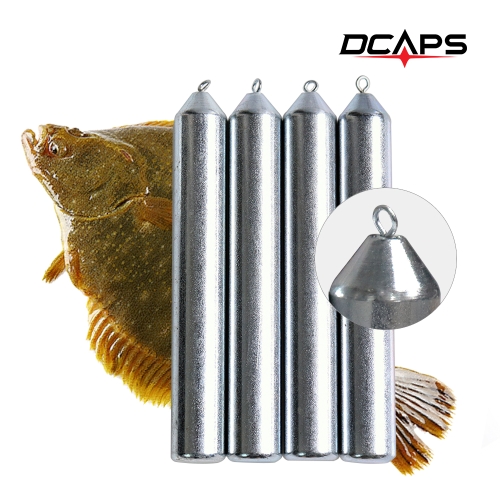 캡스  롱고리추 45호 50호 1봉 4개입 친환경 봉돌 우럭 광어 도다리 다운샷 낚시추 45호-1봉 4개입