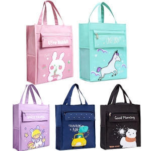 퍼니 카툰 보조가방  초등학생 신발주머니 실내화가방