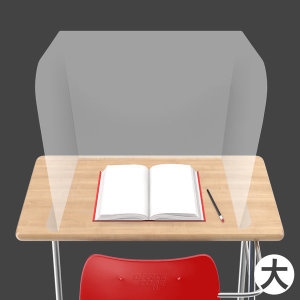 오피스존 투명 3단 가림막 칸막이 소형