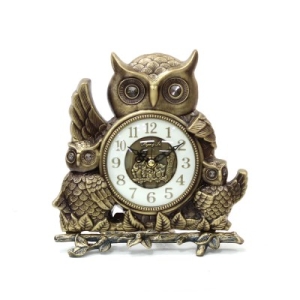 kmy023 저소음 신주나무부엉이 탁상시계 -키다리