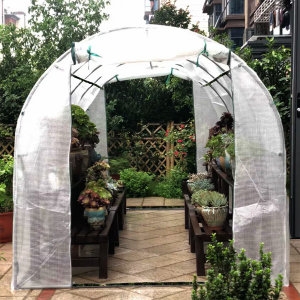 카멜 조립식비닐하우스 원예 이동식 온실 다육이 옥상 400CM