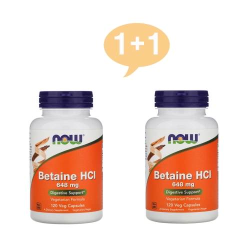나우푸드 베타인 HCL 648mg 120캡슐