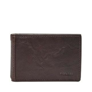  파슬 미국 753201 Fossil Men s Neel Leather Money Clip Bifold Wallet Fossil