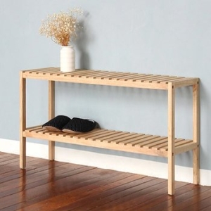 원목2단벤치신발정리대 중 800 SZS1797