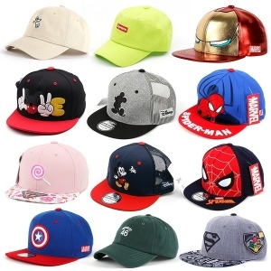 마블 유아 아동 모자 아동야구모자 스냅백 군모 볼캡 메쉬